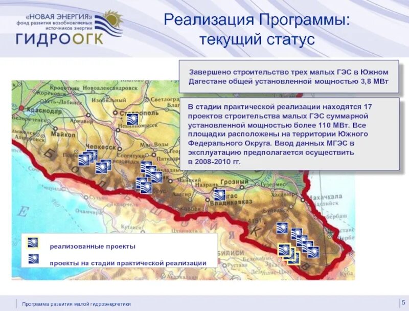 Малые гидроэлектростанции энергия регион перспективного использования