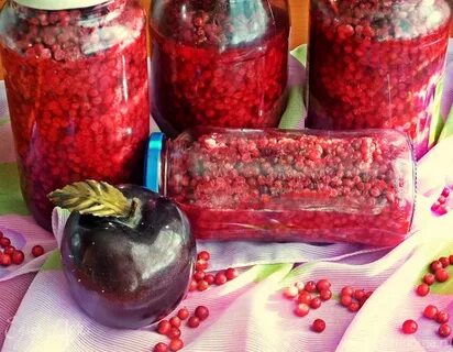 Рецепт брусники в собственном соку на зиму