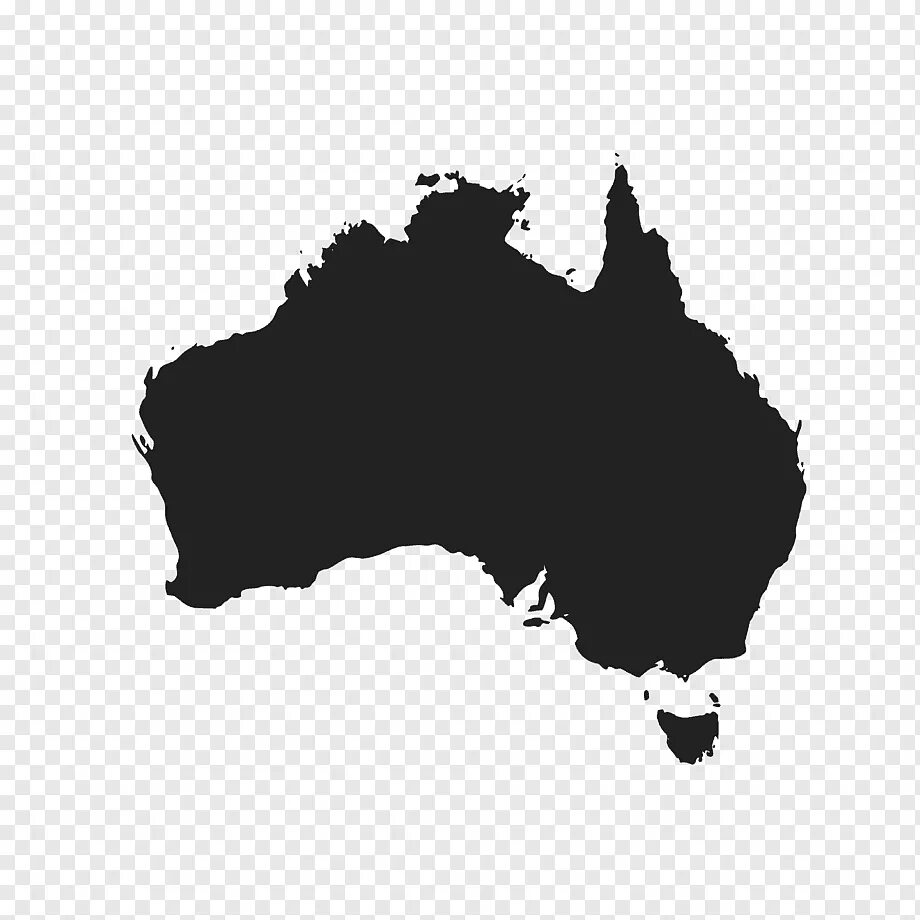 Австралия материк. Карта Австралии. Очертания Австралии. Силуэт Австралии.