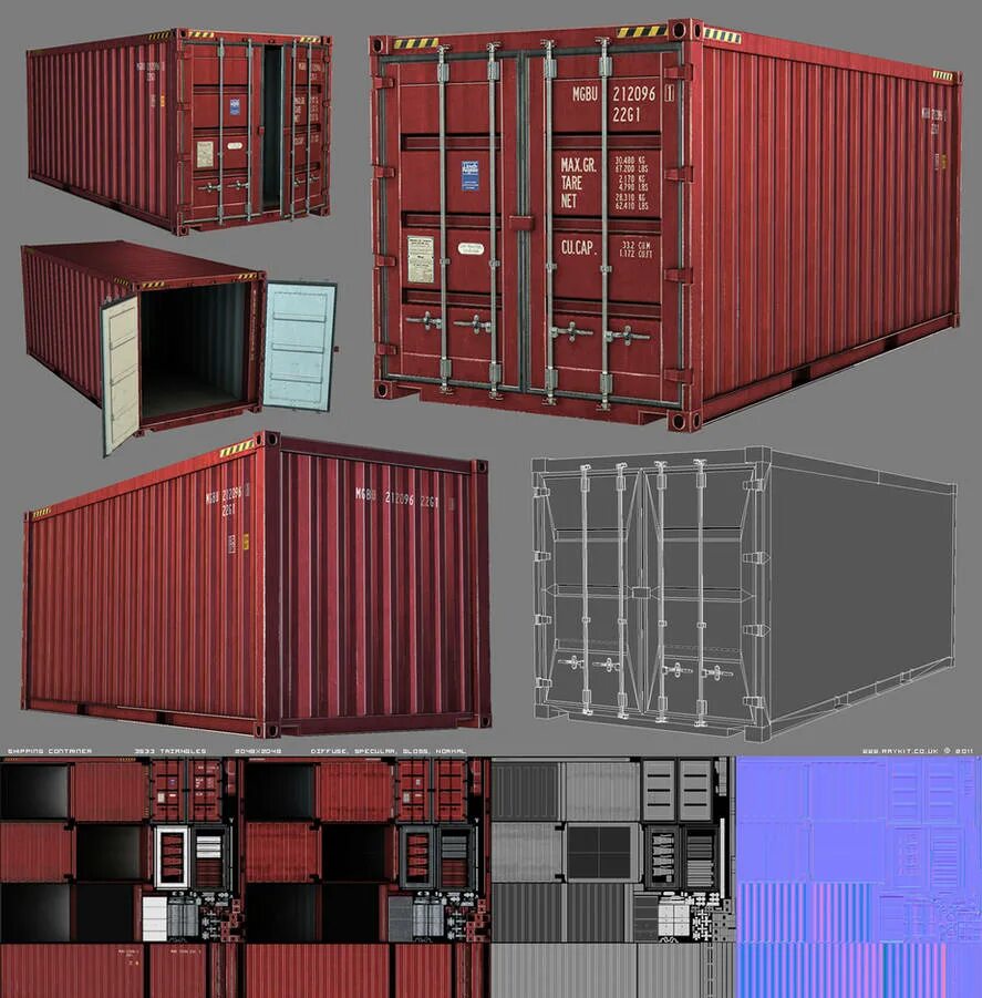 Shipping container rust