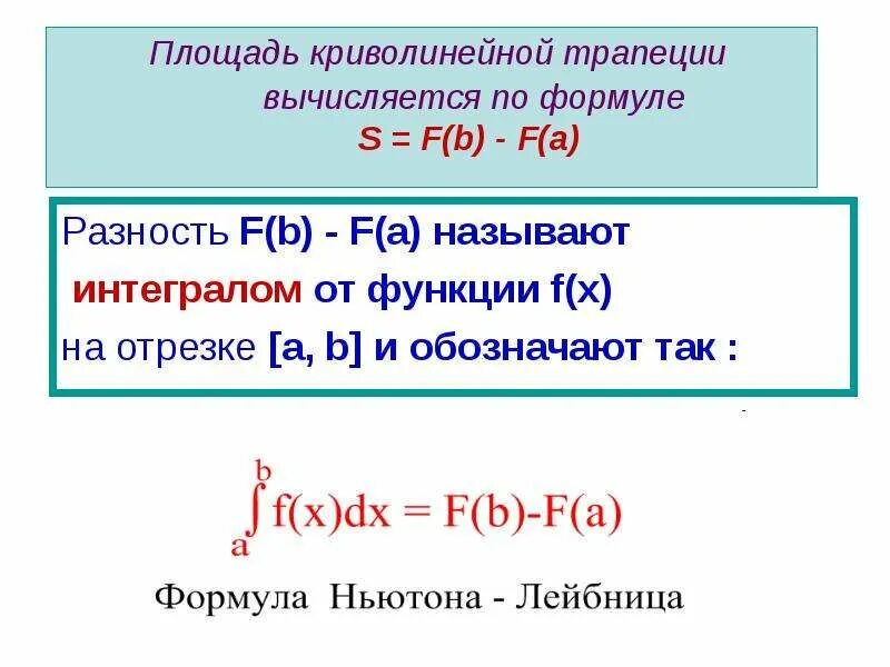 Криволинейной трапеции вычисляется по формуле. Площадь криволинейной трапеции вычисляется по формуле. площадь криволинейной трапеции и интеграл формула. площадь криволинейной трапеции формула. s трапеции вычисляется по формуле.