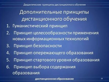Принципы цифрового обучения