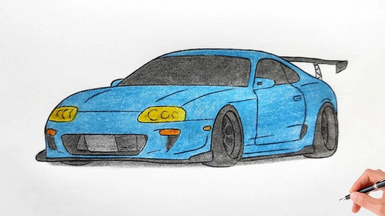 Как нарисовать супру. Срисовать toyota supra a90. drawing supra a90. how to draw supra mk4. как нарисовать тойота супра а90 draw mini cars.