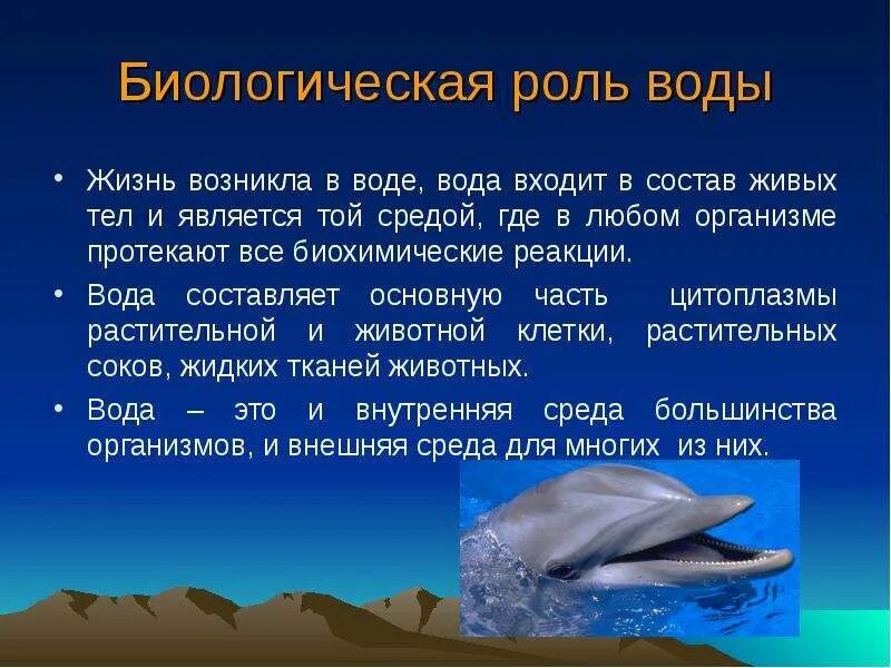 Вода значение 5 класс. Биологическая роль воды. Вода и ее роль в жизни живых организмов. Биологическая рольаоды. Презентация на тему вода.