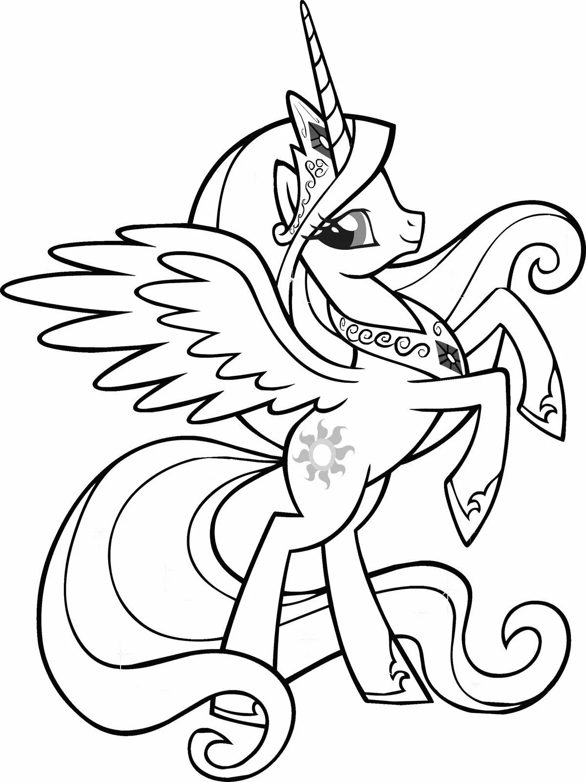 Раскраски для девочек мая. Раскраска понивиль Селестия. My little Pony раскраска. Раскраски my little Pony принцесса Селестия. Раскраска милая пони Селестия.