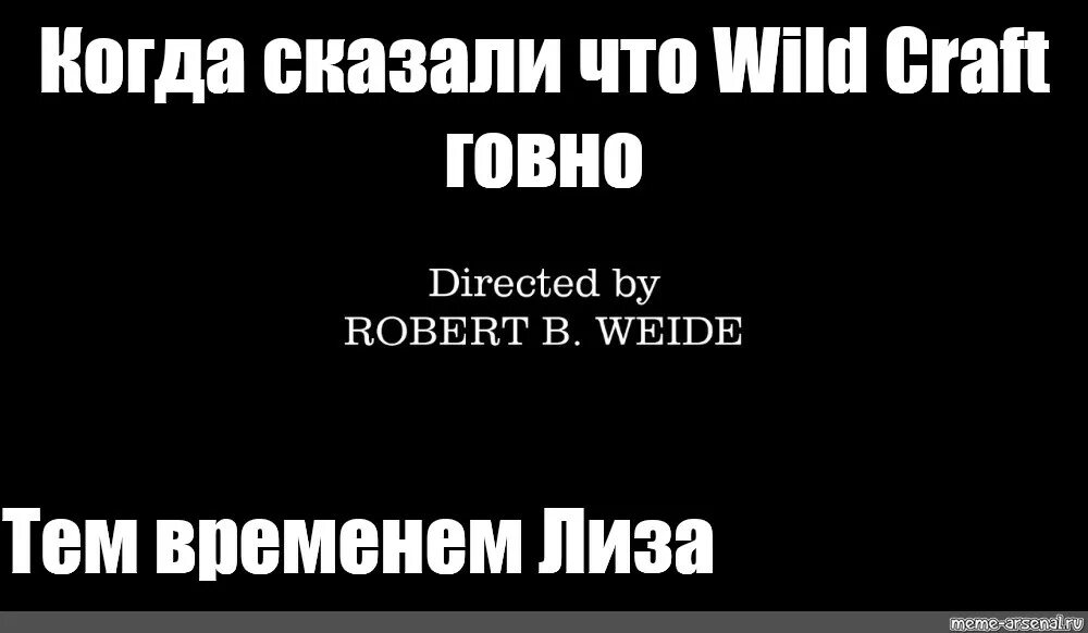 Титры directed by Robert b Weide. Direct by robert b мем