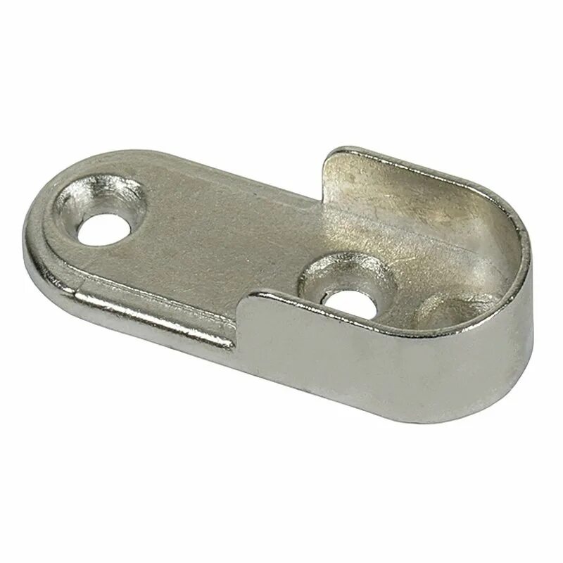 Штангодержатель для овальной штанги серебро. Штангодержатель для овальной штанги. Ф25. Штангодержатель для трубы овальной 30*15мм, хром. Штангодержатель 811.