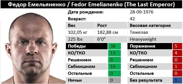 Емельяненко победы и поражения. Статистика Федора Емельяненко 2022. Статистика боев Федора Емельяненко. Статистика Федора Емельяненко.