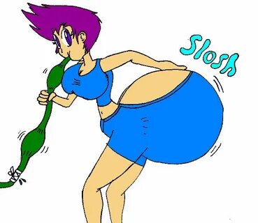 Water inflation girls