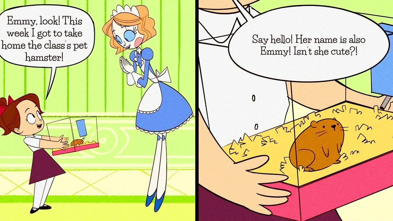Emmy the robot and kid rl34