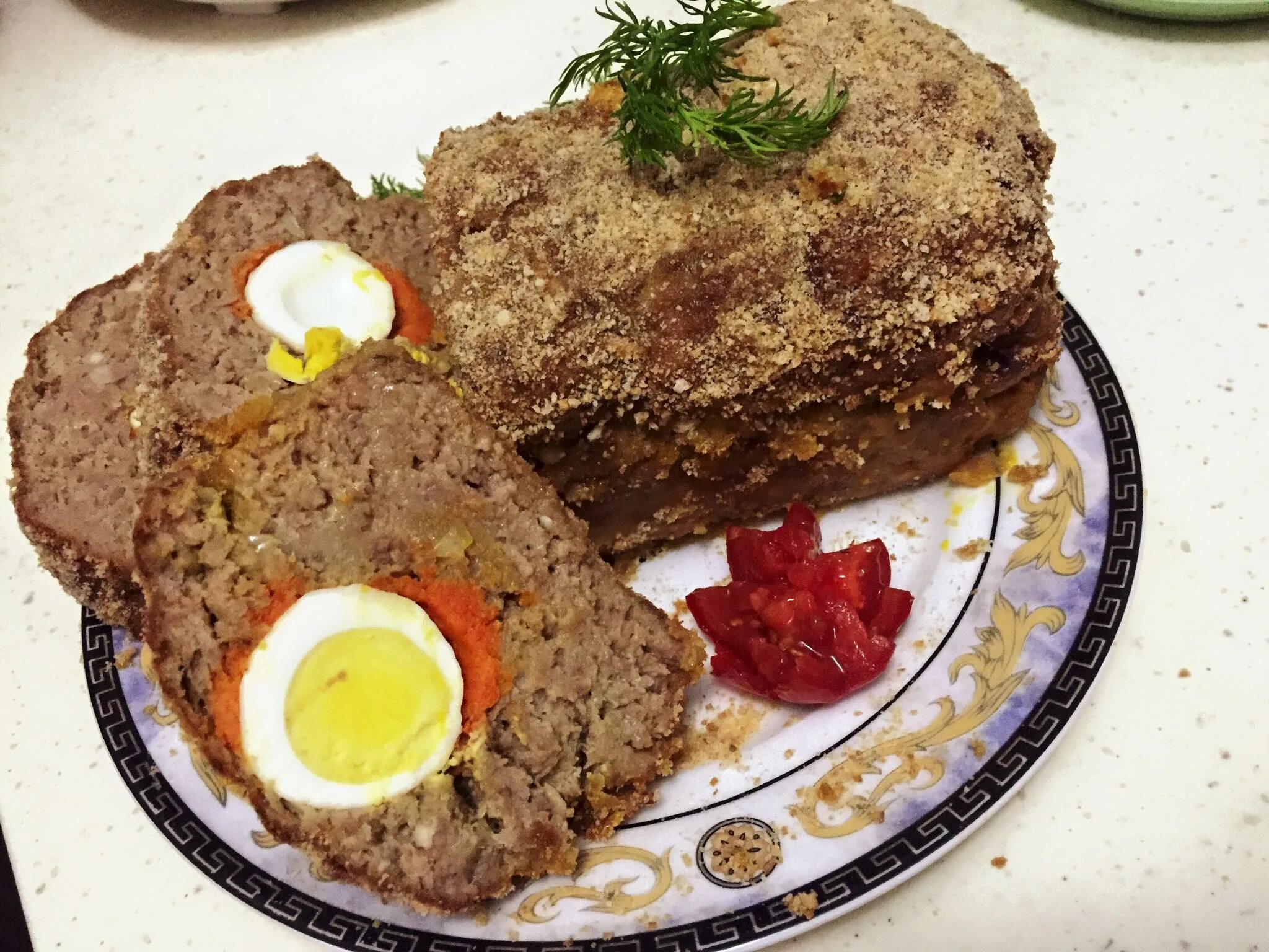 Мясной хлеб простой рецепт