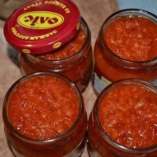 Аджика острая с яблоками рецепт