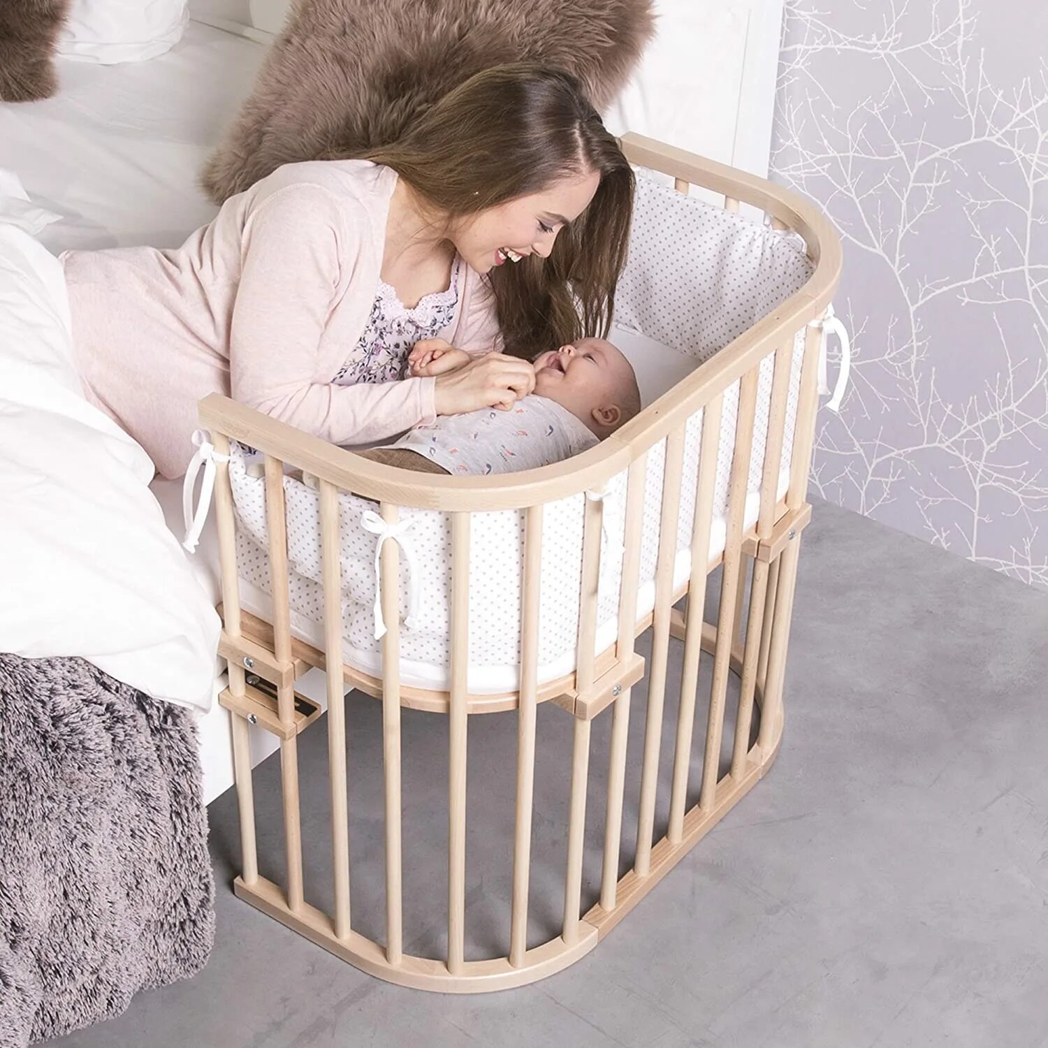 Какую люльку выбрать. Приставная люлька. Приставная кроватка. 2 В 1 babybay. Кровать babybay Original детская. Приставная кровать для новорожденных.