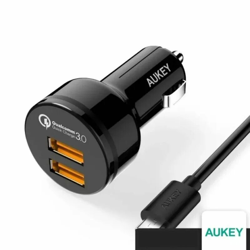 Купить автомобильное зарядное для телефона. Qualcomm quick charge 3.0 USB. Авто-зарядка Qualcomm 3.0. Зарядка АЗУ - 2 Х USB / 5v 2,1a + кабель MICROUSB черный для Атол 91ф. Автомобильное зарядное устройство QC 3.0.