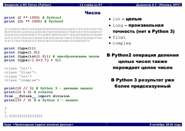Python программа 8 класса