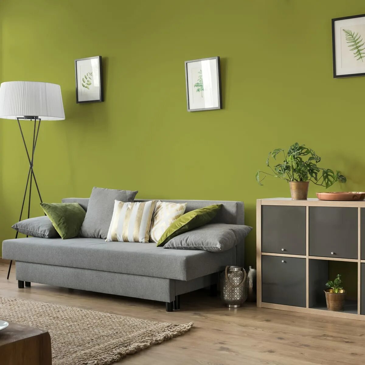 оливковый диван в интерьере. серо оливковым стены. спальня в оливково-серых тонах. оливковые стены. серо оливковым стены.