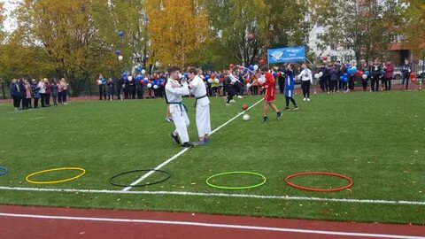 Открытие спортивного стадиона