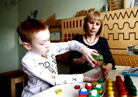 Работа с умственно отсталыми дошкольниками