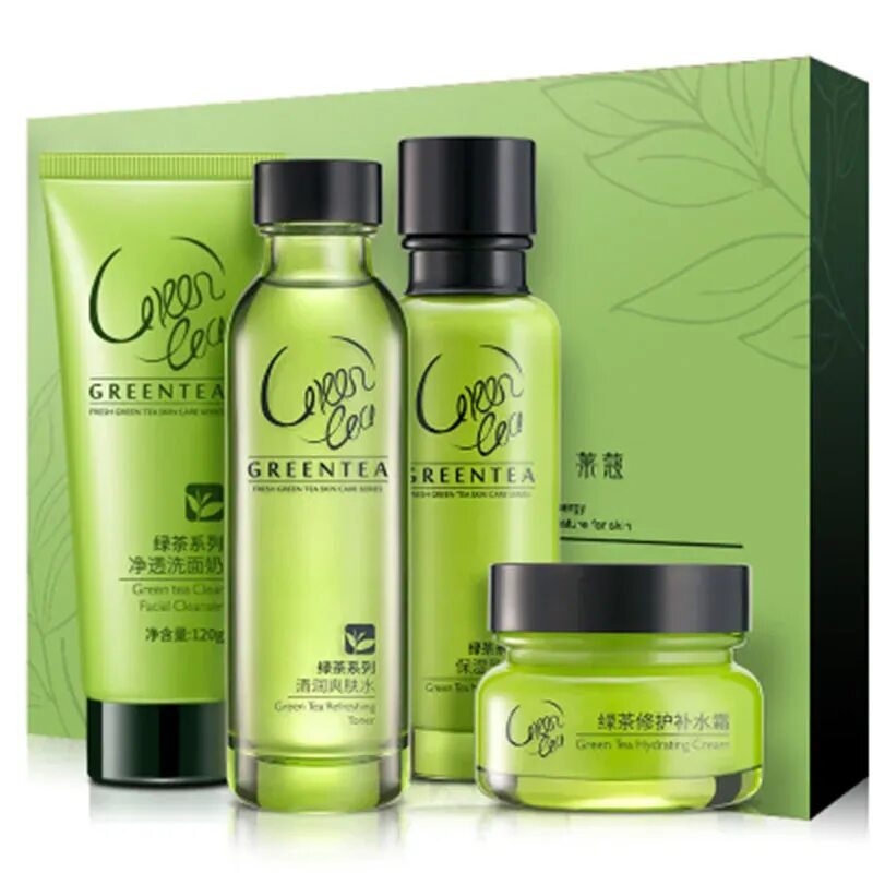 Green Tea Essence Skin. LAIKOU крем для лица зеленый. Green Tea набор для ухода за лицом. Набор LAIKOU для мужчин.