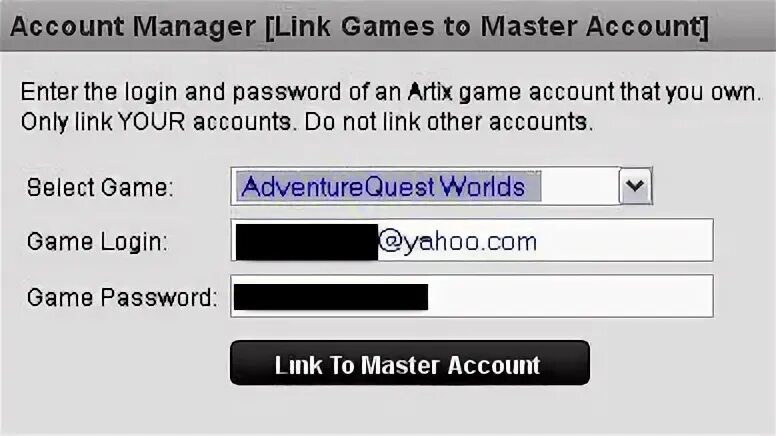 Account is not linked. Account is not linked