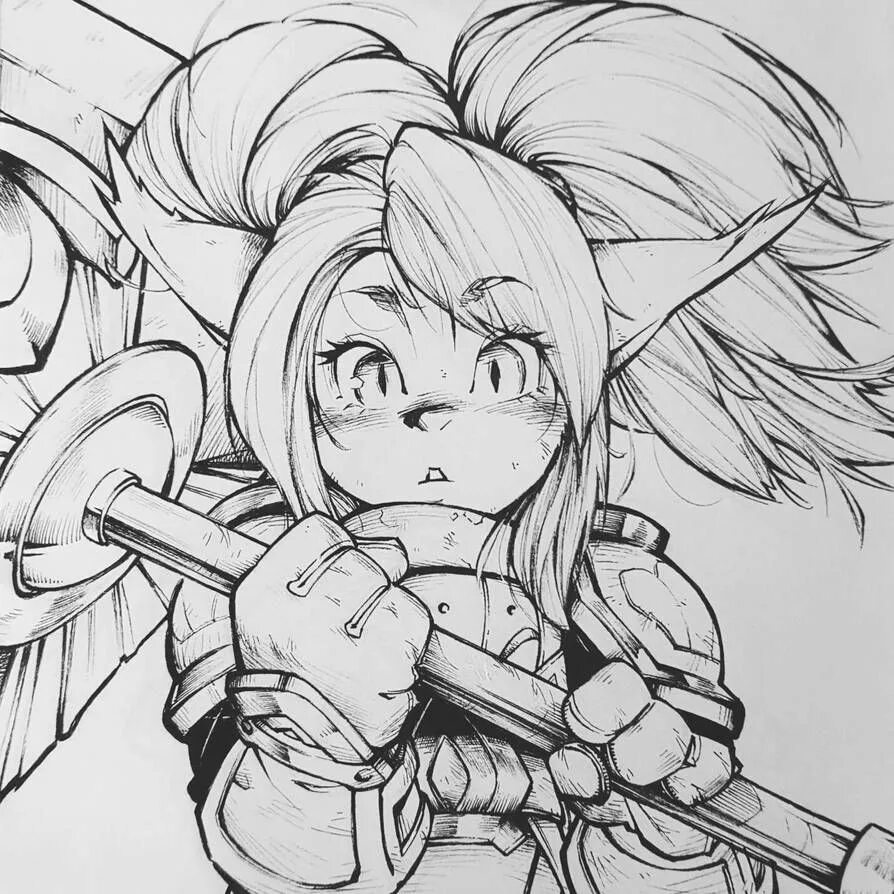 Поппи окотча. Как рисовать поппи. Раскраска league of legends поппи. League of legends поппи. Кукла поппи плейтайм.