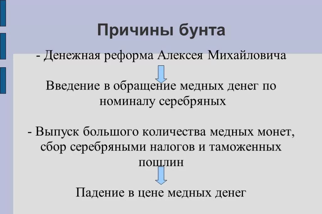 Причины восстания алексея михайловича