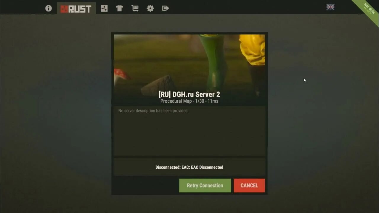 Disconnected eac client. Ошибка Rust disconnected. Раст дисконект дисконектед. EAC бан раст. Ошибка раст timed out.