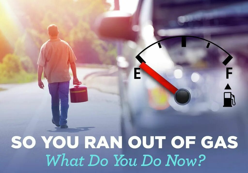 Run out of gas. Ran out of fuel. Ran out of fuel. Ran out of fuel. Ran out of fuel.