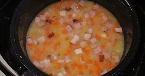 Гороховый суп с мясом мультиварке
