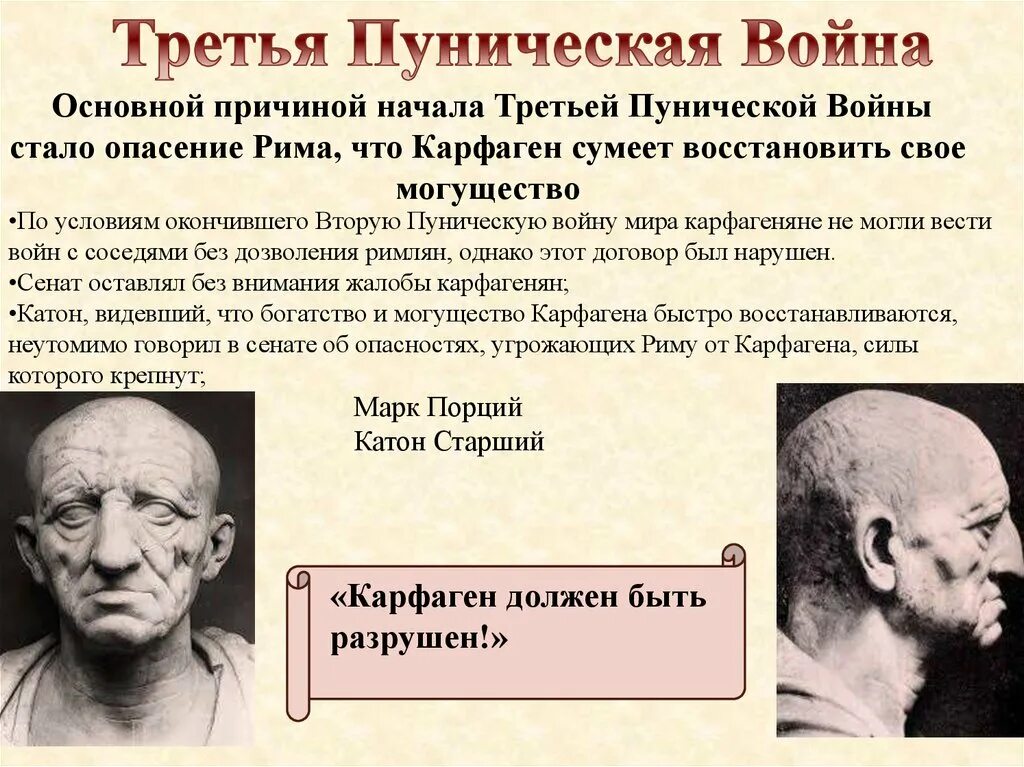 Карфаген был разрушен римлянами. Причины 3 Пунической войны. Пунические войны кратко.