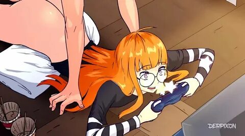 Futaba Multitasks in Lewd Persona 5 Ero-Animation.