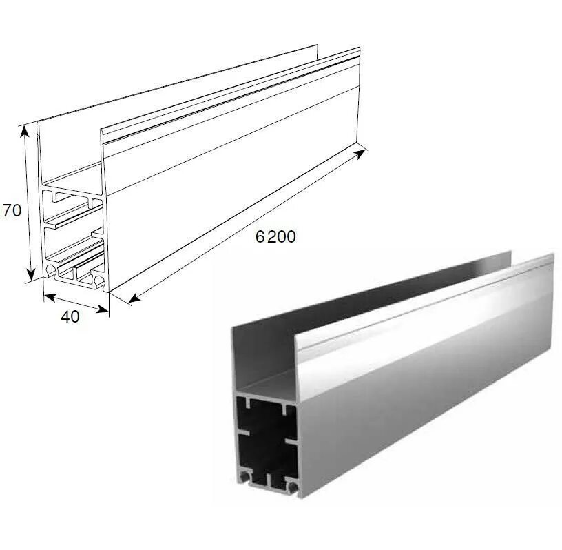 Нижний алюминиевый профиль Дорхан. Нижний профиль Дорхан усиленный. DHSW-00060/M профиль алюм Нижний Несущий металлик. Нижний профиль алюминиевый Дорхан секционные ворота. Подъемный профиль