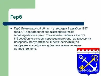 Ленинградская область описание