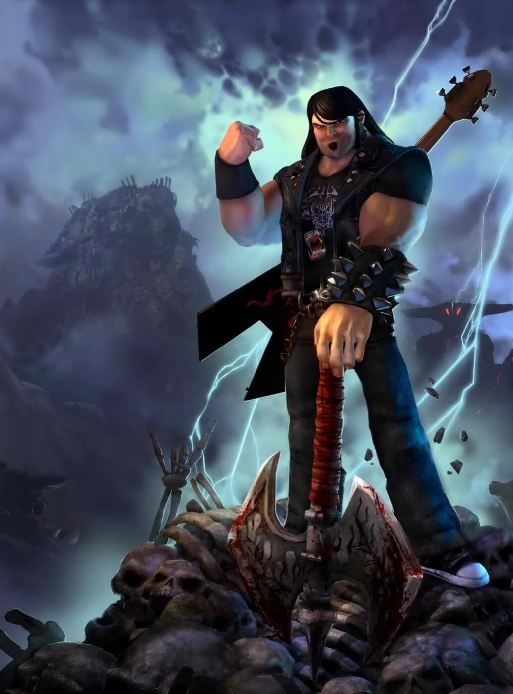 Установить brutal. Эдди риггс. эдди brutal legend. brutal legend эдди риггс. brutal legend джек блэк.