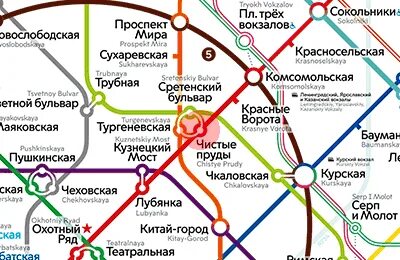 Метро сухаревская на карте метро