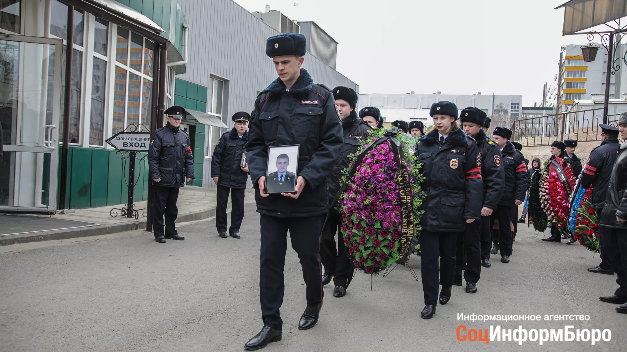Прощание с сержантом в городе Сосенский. В Козельске простились с сержантом.