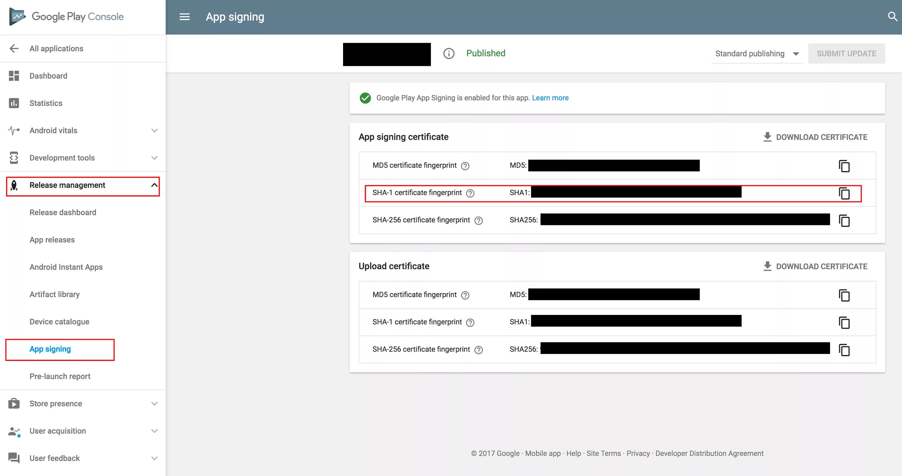 Sha256 код. Sha-256 Certificate Fingerprint. App signing Google Console. Google Play Console developer. Google play console не работает в россии