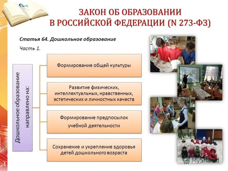 Закон об образовании. Закон об образовании дошкольном. Закон об образовании дошкольное образование. Обучение в дошкольном учреждении. Учреждения общего и дополнительного