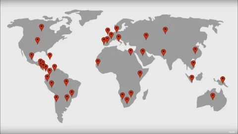 На картах точки с одинаковым количеством