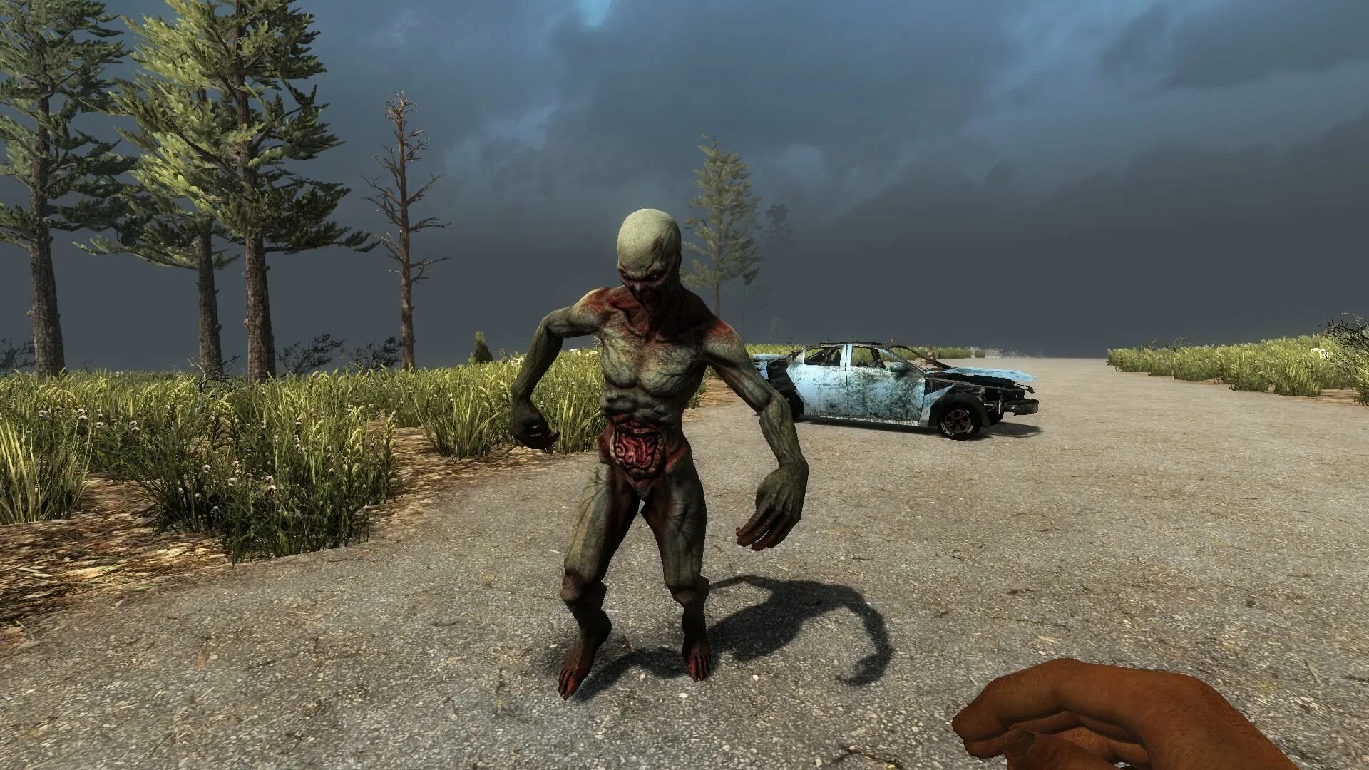 7 days to die мод на зомби. Солдат из игры 7 days to die.