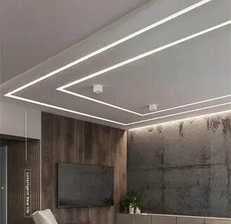 Встроенный линейный потолочный светодиодный светильник
