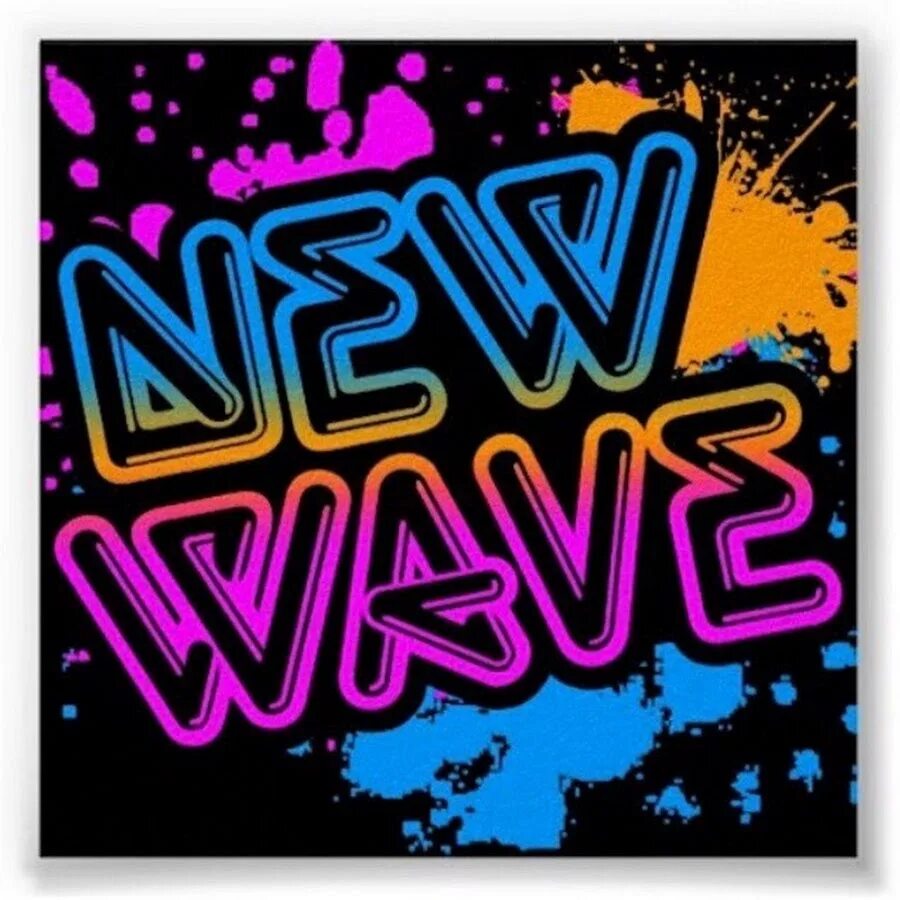 New Wave. New Wave 80. New Wave Жанр. Неоновые постеры. New wave 4270