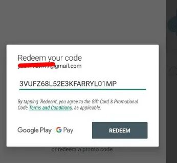 Код google play