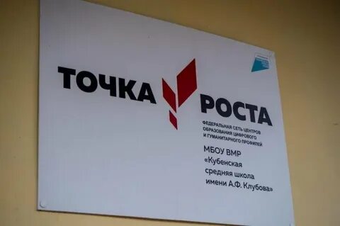 Табличка точка роста