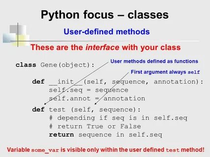 Python метод class
