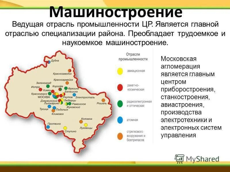 Специализация региона