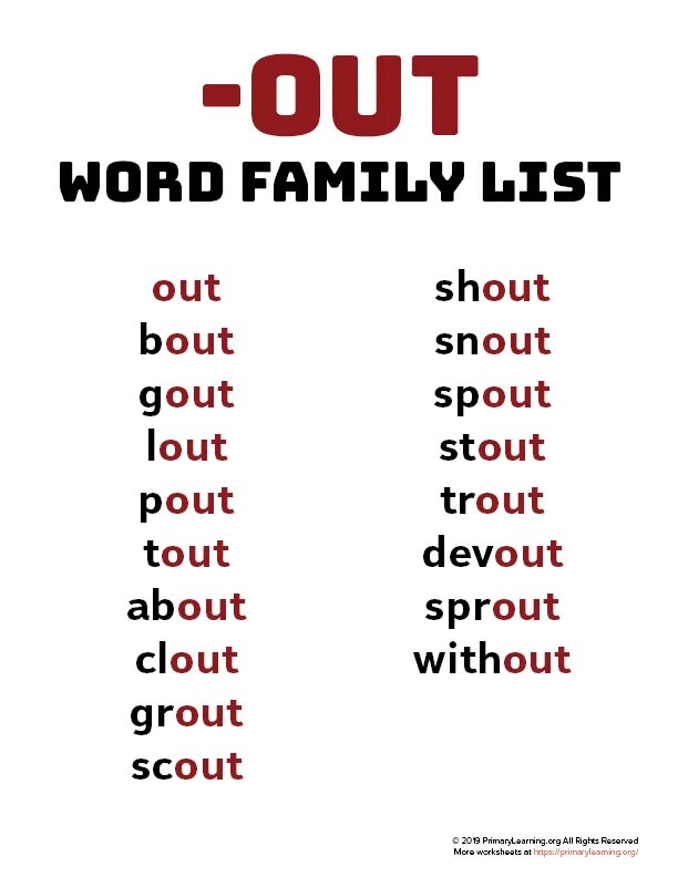 Family Words. Word Families в английском языке таблица. Word Family list. Eight Word Family list. Words org