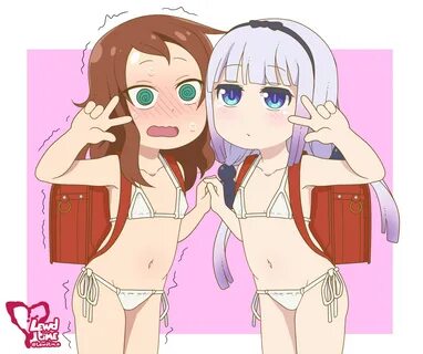 Attached: 1 image 👙 😭 😭 😭 😭 😭 😭 Kanna kamui and Riko Saikawa from Ko...