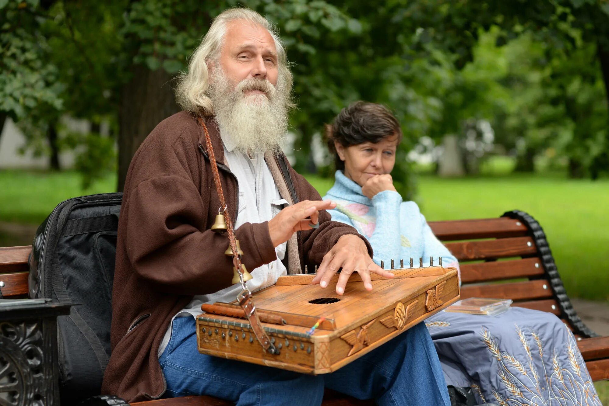 древний певец. гусляр егор стрельников. старец гусляр. певец сказитель глазунов. древнеязыческая русь.