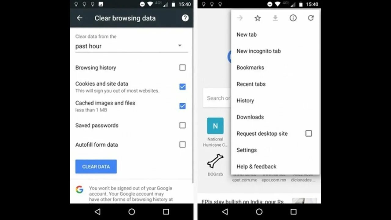 Сохранение истории на андроид. Как убрать эксплорер из хрома на андроиде. clear my browser history. browser tab mobile.